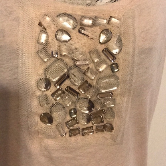 J Crew Embellished Tank M - Picture 2 of 5
